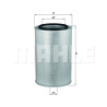 Filtro de ar MAHLE ORIGINAL LX 436