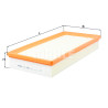 Filtro de ar MAHLE ORIGINAL LX 4397
