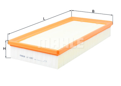 Filtro de ar MAHLE ORIGINAL LX 4397