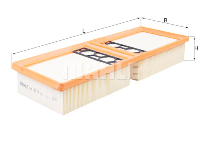Filtro de ar MAHLE ORIGINAL LX 4414