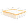 Filtro de ar MAHLE ORIGINAL LX 4479