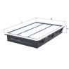 Filtro de ar MAHLE ORIGINAL LX 4492