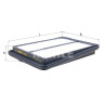 Filtro de ar MAHLE ORIGINAL LX 4551