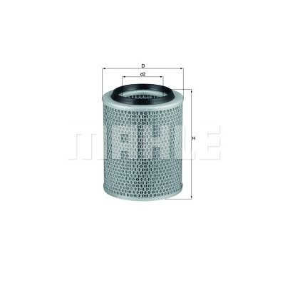 Filtro de ar MAHLE ORIGINAL LX 498