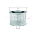 Filtro de ar MAHLE ORIGINAL LX 506