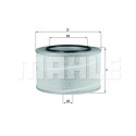 Filtro de ar MAHLE ORIGINAL LX 507