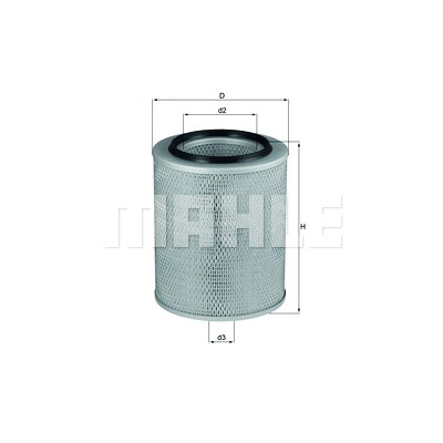 Filtro de ar MAHLE ORIGINAL LX 562