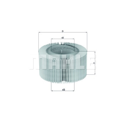 Filtro de ar MAHLE ORIGINAL LX 578