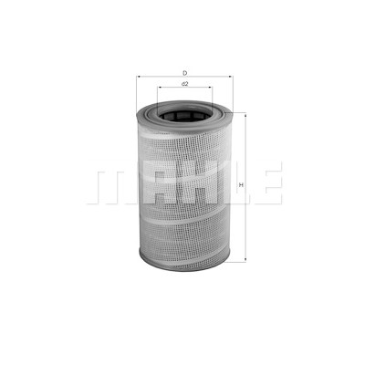 Filtro de ar MAHLE ORIGINAL LX 612