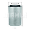 Filtro de ar MAHLE ORIGINAL LX 674