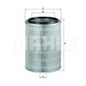 Filtro de ar MAHLE ORIGINAL LX 765