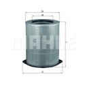 Filtro de ar MAHLE ORIGINAL LX 832