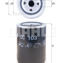Filtro de óleo MAHLE ORIGINAL OC 103
