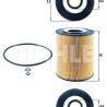 Filtro de óleo MAHLE ORIGINAL OX 146D