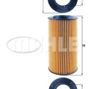 Filtro de óleo MAHLE ORIGINAL OX 434D