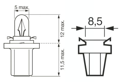 Lâmpada BOSCH 1 987 302 537
