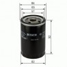 Filtro de óleo BOSCH 0 986 452 015