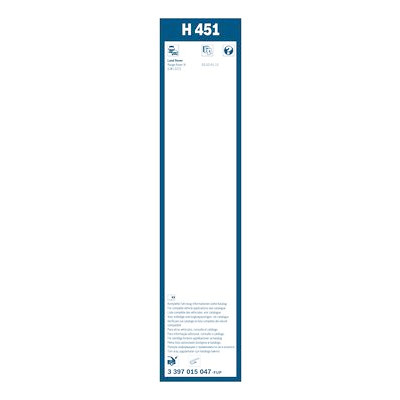 Palhetas de limpador de para-brisa BOSCH 3 397 015 047