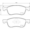 Jogo de 4 pastilhas de freio BREMBO P 24 210