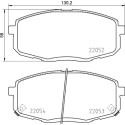 Jogo de 4 pastilhas de freio BREMBO P 30 099