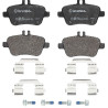 Jogo de 4 pastilhas de freio BREMBO P 50 135