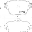 Jogo de 4 pastilhas de freio BREMBO P 50 141