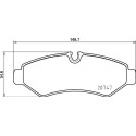 Jogo de 4 pastilhas de freio BREMBO P 50 155