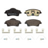 Jogo de 4 pastilhas de freio BREMBO P 86 033
