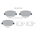 Pastilhas de freio TEXTAR 2213901