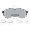 Pastilhas de freio TEXTAR 2214701