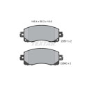 Pastilhas de freio TEXTAR 2280001