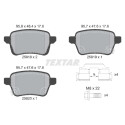 Pastilhas de freio TEXTAR 2581802