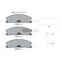 Pastilhas de freio TEXTAR 2590201