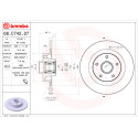 Disco de freio BREMBO 08.C742.27