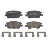 Jogo de 4 pastilhas de freio BREMBO P 10 073