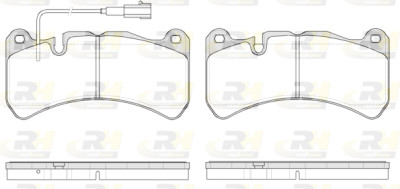 Conjunto de 4 pastilhas de freio ROADHOUSE 21192.11