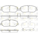 Jogo de 4 pastilhas de freio ROADHOUSE 21226.32