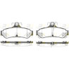 Conjunto de 4 pastilhas de freio ROADHOUSE 21285.12