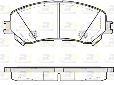 Conjunto de 4 pastilhas de freio ROADHOUSE 21318.20