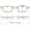 Conjunto de 4 pastilhas de freio ROADHOUSE 21516.21