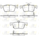 Conjunto de 4 pastilhas de freio ROADHOUSE 21551.20