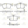 Conjunto de 4 pastilhas de freio ROADHOUSE 21551.20