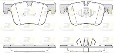 Conjunto de 4 pastilhas de freio ROADHOUSE 21560.10