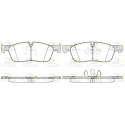 Conjunto de 4 pastilhas de freio ROADHOUSE 21633.10