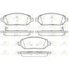 Conjunto de 4 pastilhas de freio ROADHOUSE 21674.02