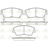 Conjunto de 4 pastilhas de freio ROADHOUSE 21676.02