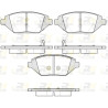 Conjunto de 4 pastilhas de freio ROADHOUSE 21686.02