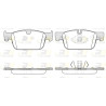 Conjunto de 4 pastilhas de freio ROADHOUSE 21692.10
