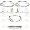 Conjunto de 4 pastilhas de freio ROADHOUSE 21700.02