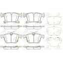 Conjunto de 4 pastilhas de freio ROADHOUSE 21701.02